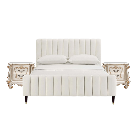 BỘ PHÒNG NGỦ ANGELA BLUSH MÀU KEM 1.8 2 TÁP