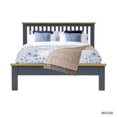 GIƯỜNG NGỦ HIGHGATE NAVY BLUE 1.8