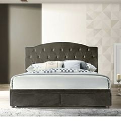 LARK MANOR GREY TUFTED 1.6