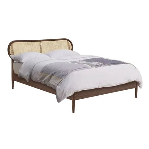 GIƯỜNG NGỦ REEMA OAK QUEEN SIZE MÀU NÂU