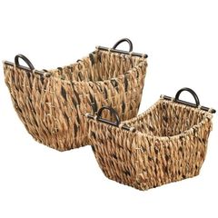 BỘ 2 GIỎ LỤC BÌNH TRANG TRÍ  PANAMA