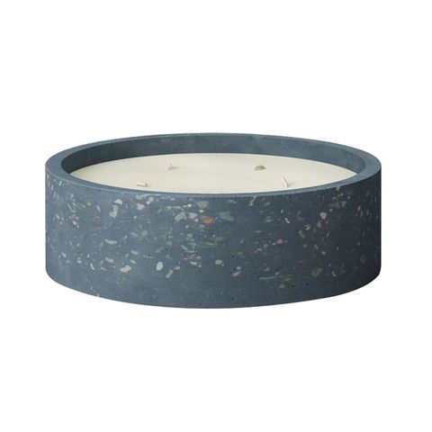 HŨ NẾN TERRAZZO CANDLE 30OZ BLUE CIMENT