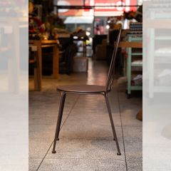 GHẾ NGOÀI TRỜI HOA VĂN MÀU NÂU