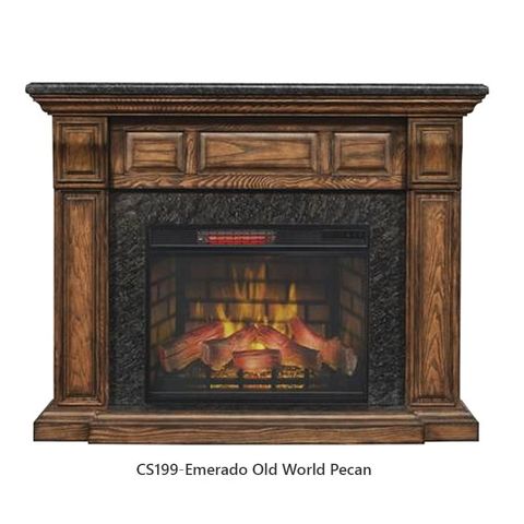 TỦ LÒ SƯỞI ĐIỆN EMERADO OLD WORLD PECAN ECLECTRIC FIREPLACE (ĐIỆN 110V)