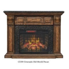 TỦ LÒ SƯỞI ĐIỆN EMERADO OLD WORLD PECAN ECLECTRIC FIREPLACE (ĐIỆN 110V)