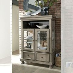TỦ KÍNH TRƯNG BÀY LETTNER MÀU XÁM