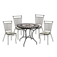 BỘ BÀN 4 GHẾ NGOÀI TRỜI MOSAIC KINA