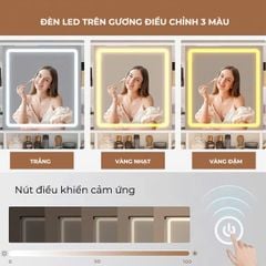 BÀN TRANG ĐIỂM MÀU TRẮNG