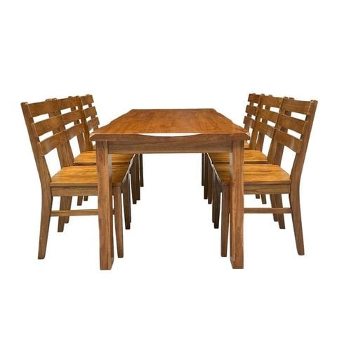 BỘ BÀN ĂN 6 GHẾ COUNTRY 1.8