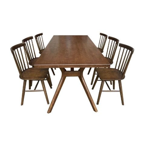 BỘ BÀN ĂN 6 GHẾ TAHOE 1.8