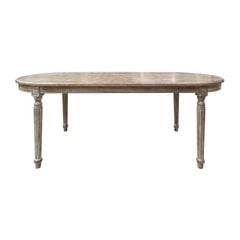 BÀN ĂN OVAL LOUIS FRENCH VINTAGE 2.0