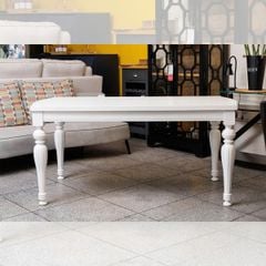 BỘ BÀN ĂN 6 GHẾ DOWNINGTON MÀU TRẮNG