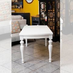 BỘ BÀN ĂN 6 GHẾ DOWNINGTON MÀU TRẮNG
