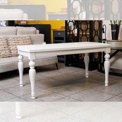 BỘ BÀN ĂN 6 GHẾ DOWNINGTON MÀU TRẮNG