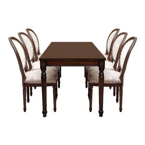 BỘ BÀN ĂN 6 GHẾ PORTER 1.8