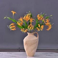 CÀNH HOA MÓNG RỒNG MÀU CAM
