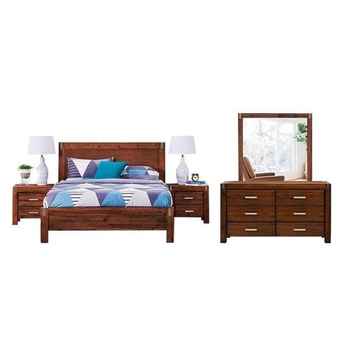 BỘ PHÒNG NGỦ MCKINLEY MÀU NÂU 1.8