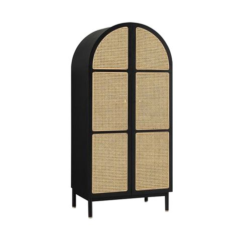 TỦ QUẦN ÁO REEMA MÀU ĐEN 2 CÁNH