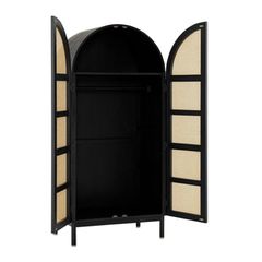 TỦ QUẦN ÁO REEMA MÀU ĐEN 2 CÁNH