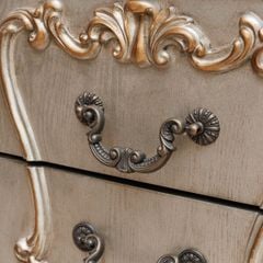 TỦ ĐẦU GIƯỜNG VERSAILLES MÀU BẠC
