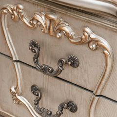 TỦ ĐẦU GIƯỜNG VERSAILLES MÀU BẠC