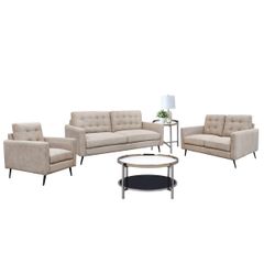 GHẾ SOFA ĐƠN ORLA MÀU BEIGE