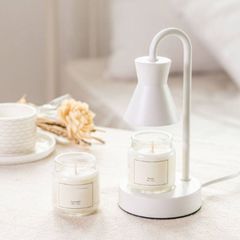 ĐÈN ĐỐT NẾN HANKA - MELTING WAX LAMP MÀU TRẮNG