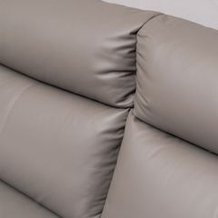 GHẾ SOFA GÓC DA BÒ DARK GREY 8029