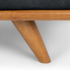 GHẾ SOFA DA BÒ 3 CHỖ TIMBER MÀU ĐEN
