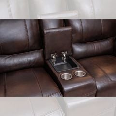 GHẾ SOFA 2 CHỖ DA BÒ CHỈNH ĐIỆN SEFANA