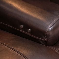 GHẾ SOFA 2 CHỖ DA BÒ CHỈNH ĐIỆN SEFANA