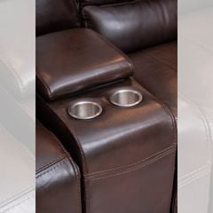 GHẾ SOFA 2 CHỖ DA BÒ CHỈNH ĐIỆN SEFANA