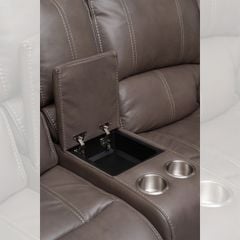 GHẾ SOFA 2 CHỖ DA BÒ CHỈNH CƠ JAMESTOWN