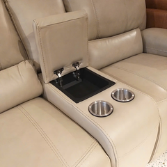 GHẾ SOFA 2 CHỖ DA BÒ CHỈNH ĐIỆN SEFANA