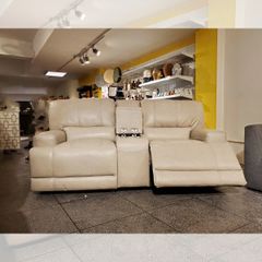 GHẾ SOFA 2 CHỖ DA BÒ CHỈNH ĐIỆN SEFANA
