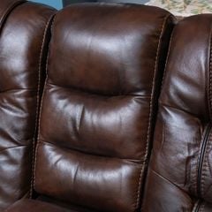 GHẾ SOFA 2 CHỖ DA BÒ CHỈNH ĐIỆN GAZELLE
