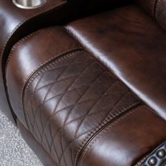 GHẾ SOFA 2 CHỖ DA BÒ CHỈNH ĐIỆN GAZELLE