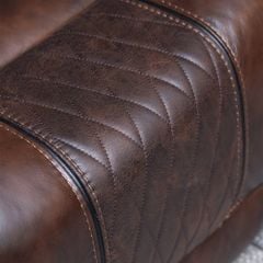 GHẾ SOFA 2 CHỖ DA BÒ CHỈNH ĐIỆN GAZELLE