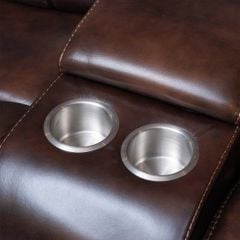 GHẾ SOFA 2 CHỖ DA BÒ CHỈNH ĐIỆN GAZELLE