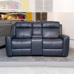 GHẾ SOFA 2 CHỖ DA BÒ CHỈNH ĐIỆN DORIAN