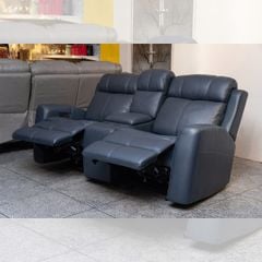 GHẾ SOFA 2 CHỖ DA BÒ CHỈNH ĐIỆN DORIAN