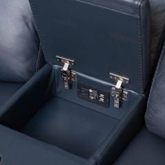 GHẾ SOFA 2 CHỖ DA BÒ CHỈNH ĐIỆN DORIAN