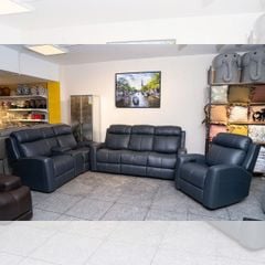 GHẾ SOFA 2 CHỖ DA BÒ CHỈNH ĐIỆN DORIAN