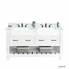 TỦ LAVABO FARMINGTON 61 INCH MÀU TRẮNG
