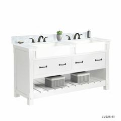 TỦ LAVABO FARMINGTON 61 INCH MÀU TRẮNG