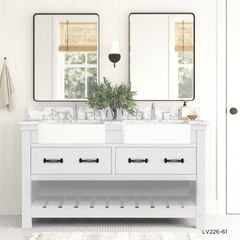 TỦ LAVABO FARMINGTON 61 INCH MÀU TRẮNG