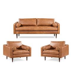 GHẾ SOFA 3 CHỖ DA BÒ NAPA