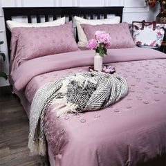 BỘ CHĂN GA GỐI MONICA VIOLET- WASHED SATEEN COTTON 80S