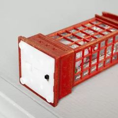 ĐỒ TRANG TRÍ - DECOR CHRISTMAS ĐÈN TUYẾT TRẠM ĐIỆN THOẠI SNOWMAN BÉ