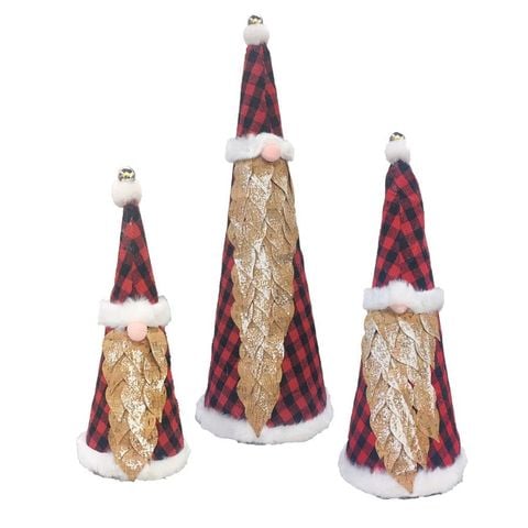 ĐỒ TRANG TRÍ CHRISTMAS - BỘ 3 SANTA CLAUS